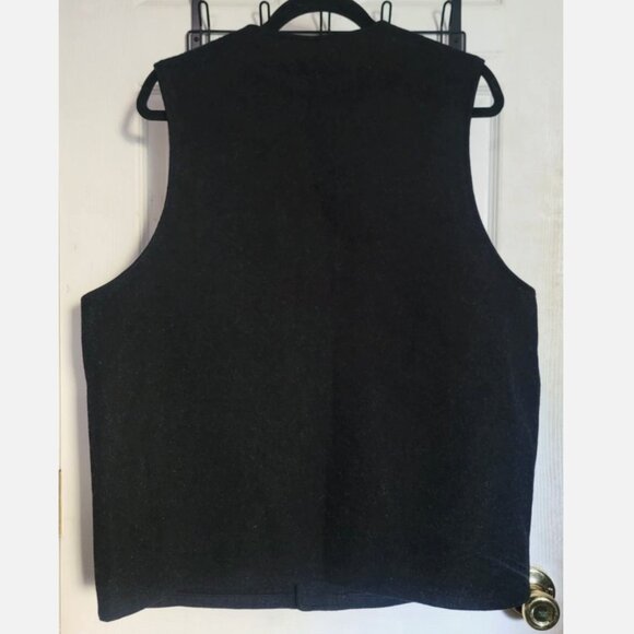 VTG Filson USA Cruiser Vest Mackinaw Wool Men 46 Charcoal Gray Black Style 20 XL - Picture 10 of 13